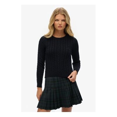 Superdry für Damen. W6110685A Essentials Slim navy Pullover (XS), Lässig, Acryl, Marine Superdry für Damen. W6110685A Essentials Slim navy Pullover (XS), Lässig, Acryl, Marine