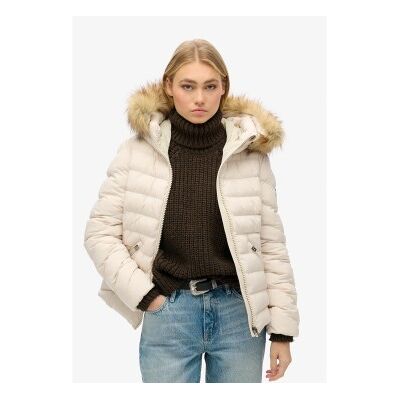 Superdry für Damen. W5011754A Fuji beige Jacke (S), Lässig, Recyceltes Polyester, Nachhaltig Superdry für Damen. W5011754A Fuji beige Jacke (S), Lässig, Recyceltes Polyester, Nachhaltig