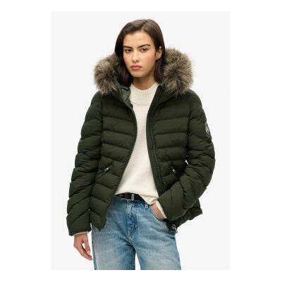 Superdry für Damen. W5011754A Fuji Jacke grün (XS), Lässig, Recyceltes Polyester, Nachhaltig Superdry für Damen. W5011754A Fuji Jacke grün (XS), Lässig, Recyceltes Polyester, Nachhaltig