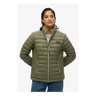 Superdry für Damen. W5011835A Fuji Jacke grün (S), Lässig, Polyester Superdry für Damen. W5011835A Fuji Jacke grün (S), Lässig, Polyester