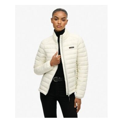 Superdry für Damen. W5011835A Fuji Lite Jacke weiß (XXS), Lässig, Recyceltes Nylon Superdry für Damen. W5011835A Fuji Lite Jacke weiß (XXS), Lässig, Recyceltes Nylon