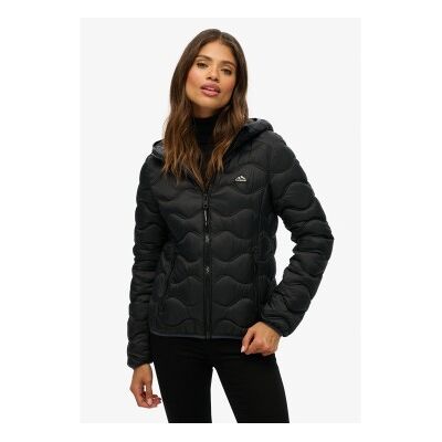 Superdry für Damen. W5011971A Fuji Lite Jacke schwarz (XS), Lässig, Nachhaltig, Recyceltes Nylon Superdry für Damen. W5011971A Fuji Lite Jacke schwarz (XS), Lässig, Nachhaltig, Recyceltes Nylon