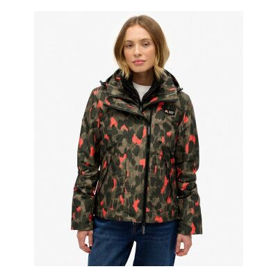 Superdry für Damen. W5011850A Windbreaker Jacke grün (XXS), Lässig, Camouflage, Polyester Superdry für Damen. W5011850A Windbreaker Jacke grün (XXS), Lässig, Camouflage, Polyester