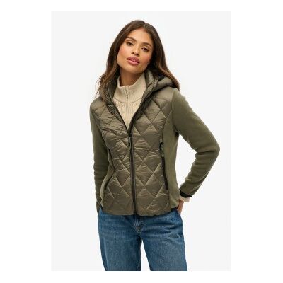 Superdry für Damen. W5012042A Heritage Storm Kapuzenjacke grün (S), Lässig, Polyester Superdry für Damen. W5012042A Heritage Storm Kapuzenjacke grün (S), Lässig, Polyester
