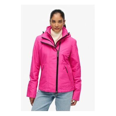 Superdry für Damen. W5012071A Mtn Windbreaker Jacke mit Kapuze rosa (M), Lässig, Recyceltes Polyester Superdry für Damen. W5012071A Mtn Windbreaker Jacke mit Kapuze rosa (M), Lässig, Recyceltes Polyester