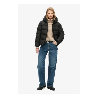 Superdry für Damen. W5011721A Puffersportjacke schwarz (XL), Lässig, Recyceltes Polyester, Nachhaltig Superdry für Damen. W5011721A Puffersportjacke schwarz (XL), Lässig, Recyceltes Polyester, Nachhaltig