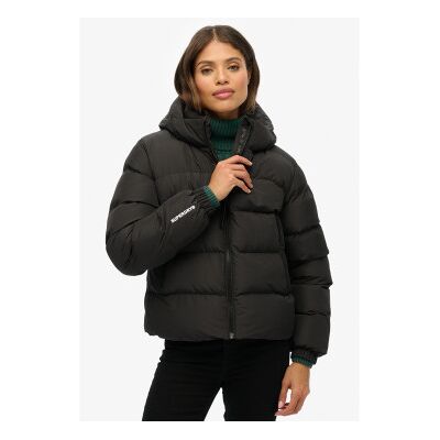 Superdry für Damen. W5011996A Sport-Puffermantel schwarz (S), Lässig, Polyester Superdry für Damen. W5011996A Sport-Puffermantel schwarz (S), Lässig, Polyester