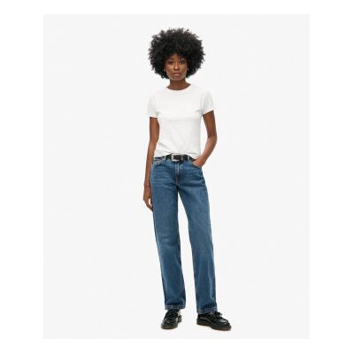 Superdry für Damen. W7011160A Jeans Gerade blau (26/30), Lässig, Baumwolle, Denim Superdry für Damen. W7011160A Jeans Gerade blau (26/30), Lässig, Baumwolle, Denim