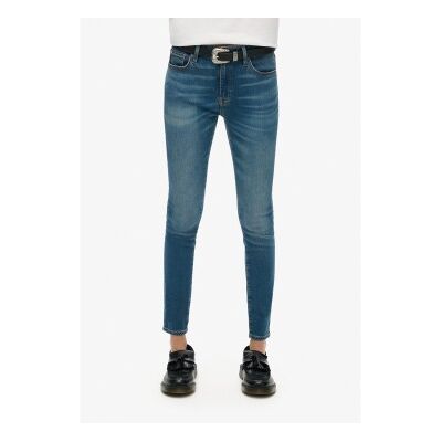 Superdry für Damen. W7010798A Mitteltaillierte Jeans aus Bio-Baumwolle Vintage Blue (28/32), Blau, Lässig, Denim, Nachhaltig Superdry für Damen. W7010798A Mitteltaillierte Jeans aus Bio-Baumwolle Vintage Blue (28/32), Blau, Lässig, Denim, Nachhaltig