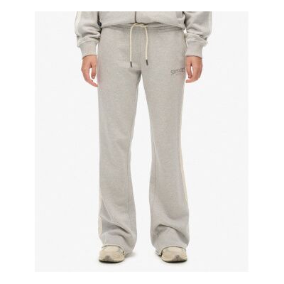 Superdry für Damen. W7011279A Jogger Athletic Stripe Flare Jogger-Hose grau (XL), Lässig, Baumwolle Superdry für Damen. W7011279A Jogger Athletic Stripe Flare Jogger-Hose grau (XL), Lässig, Baumwolle