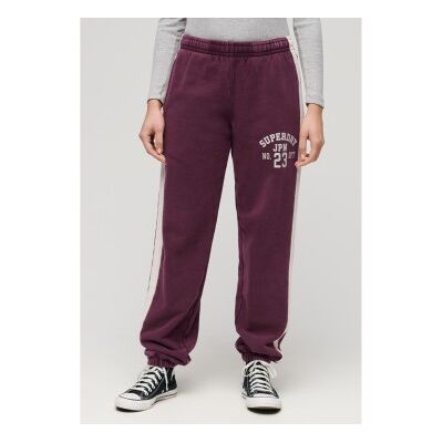 Superdry für Damen. W7011074A Jogginghose mit Seitenstreifen Vingate kastanienbraun (L), Lässig, Baumwolle Superdry für Damen. W7011074A Jogginghose mit Seitenstreifen Vingate kastanienbraun (L), Lässig, Baumwolle
