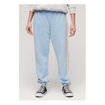 Superdry für Damen. W7011074A Jogginghose mit Streifen an den Seiten Vingate blau (M), Lässig, Baumwolle Superdry für Damen. W7011074A Jogginghose mit Streifen an den Seiten Vingate blau (M), Lässig, Baumwolle
