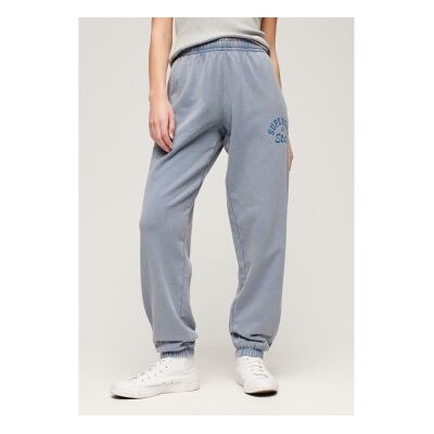 Superdry für Damen. W7011072A Blau gewaschene Vintage-Joggerhose (L), Lässig, Baumwolle Superdry für Damen. W7011072A Blau gewaschene Vintage-Joggerhose (L), Lässig, Baumwolle