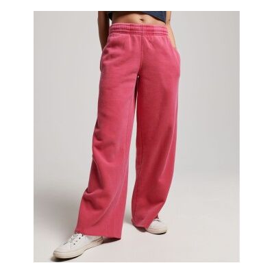 Superdry für Damen. W7010904A Gerade Jogginghose mit rosa Wascheffekt (XL), Lässig, Polyester Superdry für Damen. W7010904A Gerade Jogginghose mit rosa Wascheffekt (XL), Lässig, Polyester
