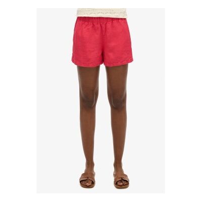 Superdry für Damen. W7110450A Kurz Leinen rot (XL), Lässig Superdry für Damen. W7110450A Kurz Leinen rot (XL), Lässig