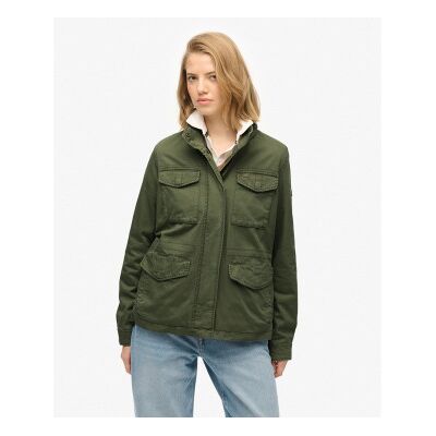 Superdry für Damen. W5012038A Jacke M65 Rookie grün (XL), Lässig, Baumwolle Superdry für Damen. W5012038A Jacke M65 Rookie grün (XL), Lässig, Baumwolle
