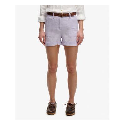 Superdry für Damen. W7110496A Shorts Mid Rise Leinen lila (26), Lässig, Flieder Superdry für Damen. W7110496A Shorts Mid Rise Leinen lila (26), Lässig, Flieder