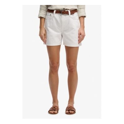 Superdry für Damen. W7110491A Shorts Mid Rise weiß (24), Lässig, Baumwolle Superdry für Damen. W7110491A Shorts Mid Rise weiß (24), Lässig, Baumwolle