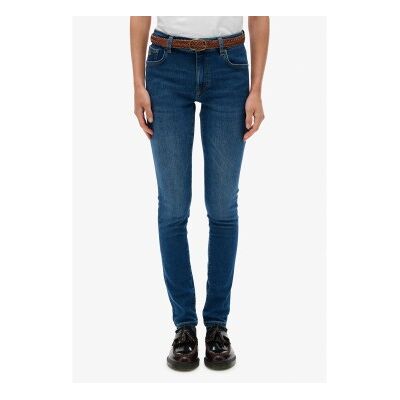 Superdry für Damen. W7011258A Jeans Mide Rise blau (26/30), Lässig, Baumwolle Superdry für Damen. W7011258A Jeans Mide Rise blau (26/30), Lässig, Baumwolle