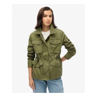 Superdry für Damen. W5011761A Militärjacke M65 grün (XS), Lässig, Baumwolle Superdry für Damen. W5011761A Militärjacke M65 grün (XS), Lässig, Baumwolle