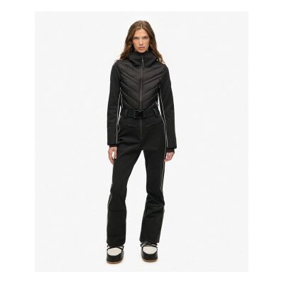 Superdry für Damen. WS110184A Overall Luxe Ski schwarz (XS), Sportlich, Polyamid, Schnee Superdry für Damen. WS110184A Overall Luxe Ski schwarz (XS), Sportlich, Polyamid, Schnee