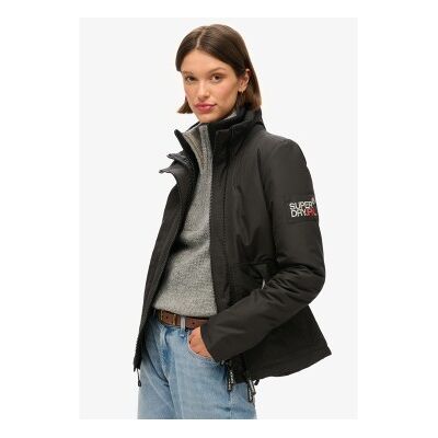 Superdry für Damen. W5011828A Windbreaker Jacke schwarz (M), Lässig, Recyceltes Polyester, Nachhaltig Superdry für Damen. W5011828A Windbreaker Jacke schwarz (M), Lässig, Recyceltes Polyester, Nachhaltig