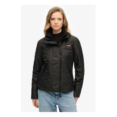 Superdry für Damen. W5011885A Wind Jacket schwarz (L), Lässig, Recyceltes Polyester, Nachhaltig Superdry für Damen. W5011885A Wind Jacket schwarz (L), Lässig, Recyceltes Polyester, Nachhaltig