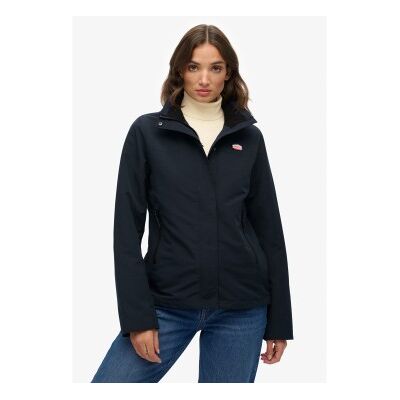 Superdry für Damen. W5011987A Marineblaue Shell-Jacke (XS), Lässig, Polyester Superdry für Damen. W5011987A Marineblaue Shell-Jacke (XS), Lässig, Polyester