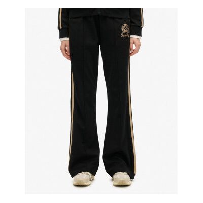 Superdry für Damen. W7011220A Country Club Track Pants schwarz (L), Lässig, Baumwolle Superdry für Damen. W7011220A Country Club Track Pants schwarz (L), Lässig, Baumwolle