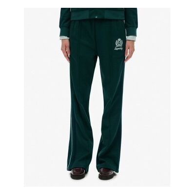Superdry für Damen. W7011220A Country Club Track Pants grün (XL), Lässig, Polyester Superdry für Damen. W7011220A Country Club Track Pants grün (XL), Lässig, Polyester