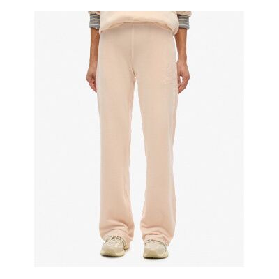 Superdry für Damen. W7011223A Country Club Velours-Jogger-Hose rosa (M), Lässig, Polyester Superdry für Damen. W7011223A Country Club Velours-Jogger-Hose rosa (M), Lässig, Polyester