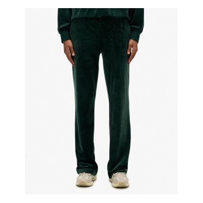 Superdry für Damen. W7011223A Jogger Country Club Velour grün Jogger Hose (S), Lässig, Polyester Superdry für Damen. W7011223A Jogger Country Club Velour grün Jogger Hose (S), Lässig, Polyester