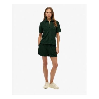 Superdry für Damen. W7110459A Country Club Lockenstrickshorts grün (42), Lässig, Baumwolle Superdry für Damen. W7110459A Country Club Lockenstrickshorts grün (42), Lässig, Baumwolle