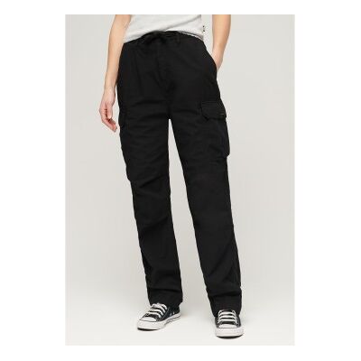 Superdry für Damen. W7011070A Niedrig geschnittene Cargohose Für Schwarz (34/30), Lässig, Baumwolle Superdry für Damen. W7011070A Niedrig geschnittene Cargohose Für Schwarz (34/30), Lässig, Baumwolle