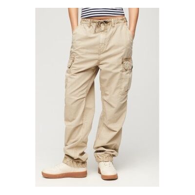 Superdry für Damen. W7011070A Niedrig geschnittene Cargohose Für Beige (34/30), Lässig, Baumwolle Superdry für Damen. W7011070A Niedrig geschnittene Cargohose Für Beige (34/30), Lässig, Baumwolle