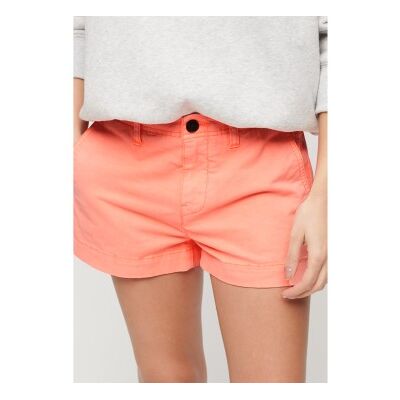 Superdry für Damen. W7110393A Orange Hot Chino Shorts (XS), Lässig, Baumwolle Superdry für Damen. W7110393A Orange Hot Chino Shorts (XS), Lässig, Baumwolle