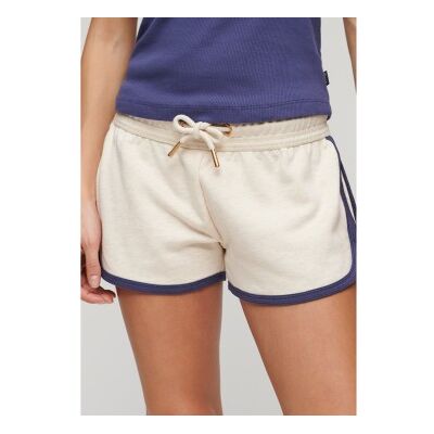 Superdry für Damen. W7110426A Logo Racer Shorts beige (XL), Lässig, Baumwolle Superdry für Damen. W7110426A Logo Racer Shorts beige (XL), Lässig, Baumwolle