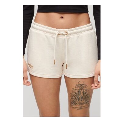 Superdry für Damen. W7110427A Essential Logo-Shorts beige (L), Lässig, Baumwolle Superdry für Damen. W7110427A Essential Logo-Shorts beige (L), Lässig, Baumwolle