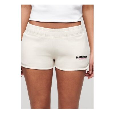 Superdry für Damen. W7110416A Sportswear Racer Shorts Off-White (L), Weiß, Lässig, Baumwolle Superdry für Damen. W7110416A Sportswear Racer Shorts Off-White (L), Weiß, Lässig, Baumwolle