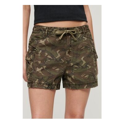 Superdry für Damen. W7110424A Grüne Cargo-Shorts (XS), Lässig, Camouflage, Baumwolle Superdry für Damen. W7110424A Grüne Cargo-Shorts (XS), Lässig, Camouflage, Baumwolle