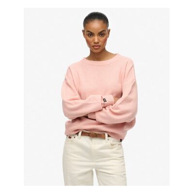 Superdry für Damen. W6110650A Loser Pullover rosa (XXS), Lässig, Acryl Superdry für Damen. W6110650A Loser Pullover rosa (XXS), Lässig, Acryl