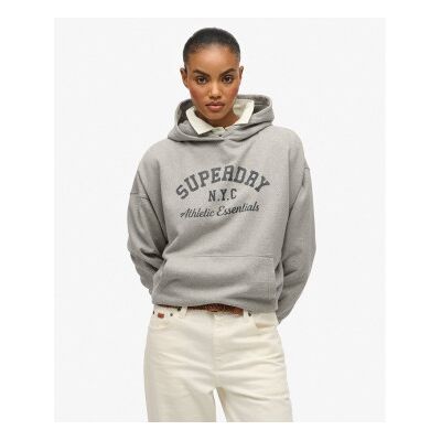 Superdry für Damen. W2012452A Athletic Essentials Relax Sweatshirt grau (L), Lässig, Baumwolle Superdry für Damen. W2012452A Athletic Essentials Relax Sweatshirt grau (L), Lässig, Baumwolle