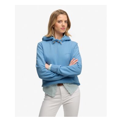Superdry für Damen. W2012667A Essential Logo Sweatshirt blau (XXS), Lässig, Baumwolle Superdry für Damen. W2012667A Essential Logo Sweatshirt blau (XXS), Lässig, Baumwolle