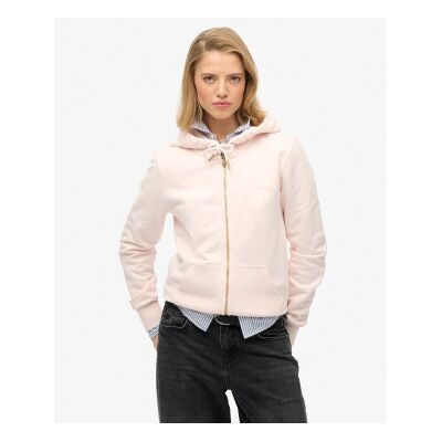 Superdry für Damen. W2012477A Essential Logo Zip Sweatshirt hellrosa (S), Lässig, Baumwolle Superdry für Damen. W2012477A Essential Logo Zip Sweatshirt hellrosa (S), Lässig, Baumwolle