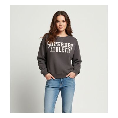 Superdry für Damen. W2012441A Sweatshirt Relaxed flieder (L), Lässig, Baumwolle Superdry für Damen. W2012441A Sweatshirt Relaxed flieder (L), Lässig, Baumwolle