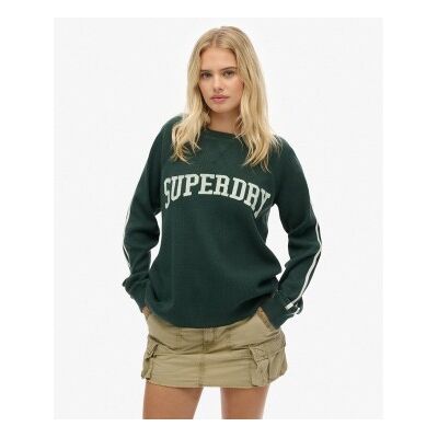 Superdry für Damen. W6012134A Grafik-T-Shirt grün (S), Lässig, Baumwolle, Langarm Superdry für Damen. W6012134A Grafik-T-Shirt grün (S), Lässig, Baumwolle, Langarm