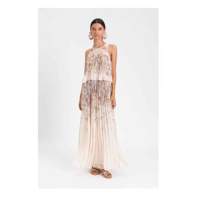 Twinset für Damen. 261TT2560 Langes Kleid Abito mehrfarbig (42), Lässig, Viskose, Blumen, Ärmellos / Hosenträger Twinset für Damen. 261TT2560 Langes Kleid Abito mehrfarbig (42), Lässig, Viskose, Blumen, Ärmellos / Hosenträger