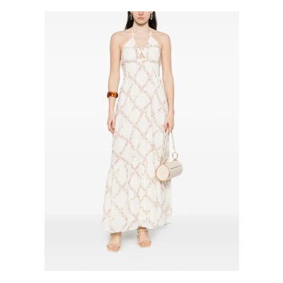 Twinset für Damen. 261TT2611 Langes geblümtes Bustierkleid (40), Lässig, Baumwolle, Blumen, Ärmellos / Hosenträger Twinset für Damen. 261TT2611 Langes geblümtes Bustierkleid (40), Lässig, Baumwolle, Blumen, Ärmellos / Hosenträger