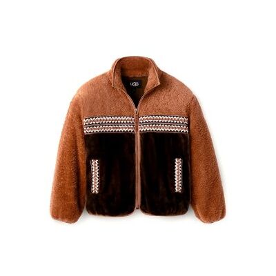 UGG für Damen. 1142550 Braune Jacke Marlene de Borreguillo (S), Lässig, Polyester, Langarm UGG für Damen. 1142550 Braune Jacke Marlene de Borreguillo (S), Lässig, Polyester, Langarm
