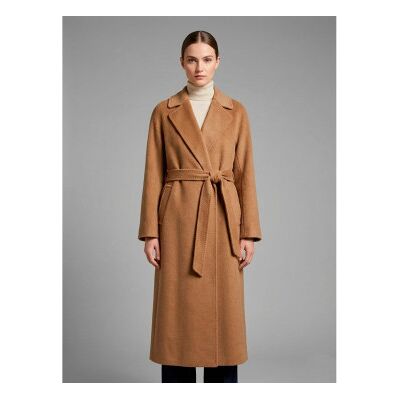 Weekend Max Mara für Damen. 2525016082600 Braun-beiger Temperamantel (42), Lässig, Wolle Weekend Max Mara für Damen. 2525016082600 Braun-beiger Temperamantel (42), Lässig, Wolle